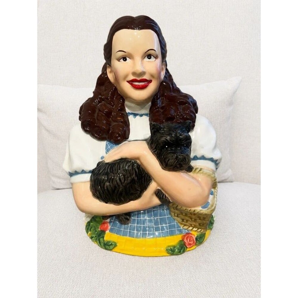 Wizard of Oz Dorothy & Toto Westland Giftware Ceramic Cookie Jar #17238